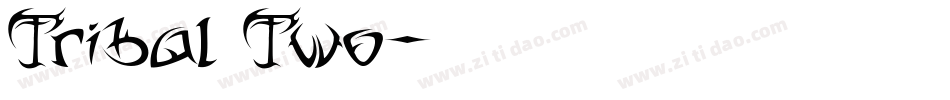 Tribal Two字体转换